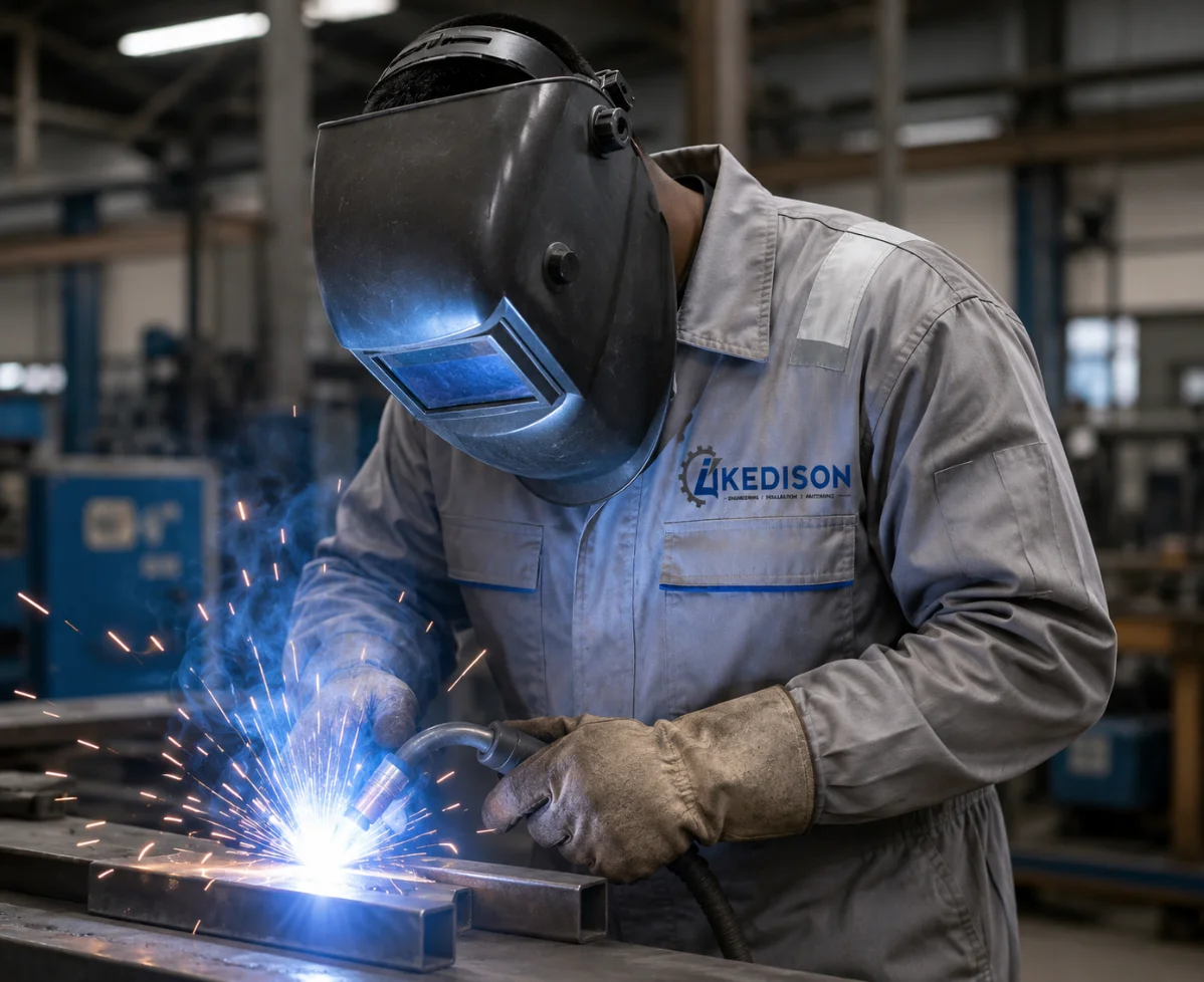 Ikedison branded workwear and site crew